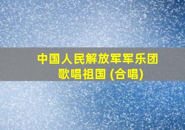 中国人民解放军军乐团 歌唱祖国 (合唱)